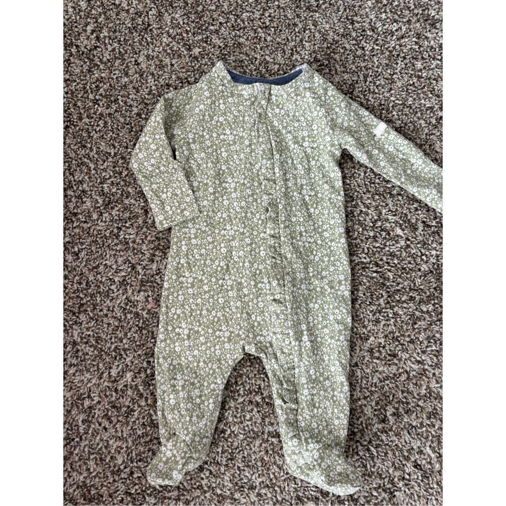❤️7 For All Mankind Ruffle Footie 0-3M